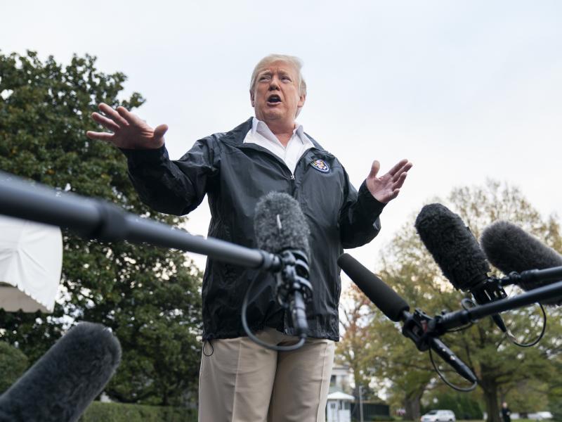 During an interview that aired Sunday, President Trump did not back down on his claim that the news coverage of him is "largely phony." During an interview that aired Sunday, President Trump did not back down on his claim that the news coverage of him is "largely phony."