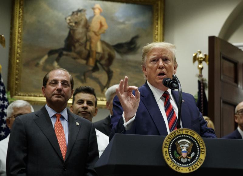 President Trump called for legislative action on surprise medical bills during a White House event Thursday. President Trump called for legislative action on surprise medical bills during a White House event Thursday.