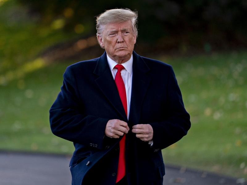 President Donald Trump speaks to the media before boarding Marine One on the South Lawn of the White House. He's expected to spend the weekend in New York and take in a UFC fight. President Donald Trump speaks to the media before boarding Marine One on the South Lawn of the White House. He's expected to spend the weekend in New York and take in a UFC fight.