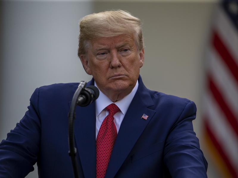 President Trump speaks at the daily coronavirus briefing on March 29. President Trump speaks at the daily coronavirus briefing on March 29.