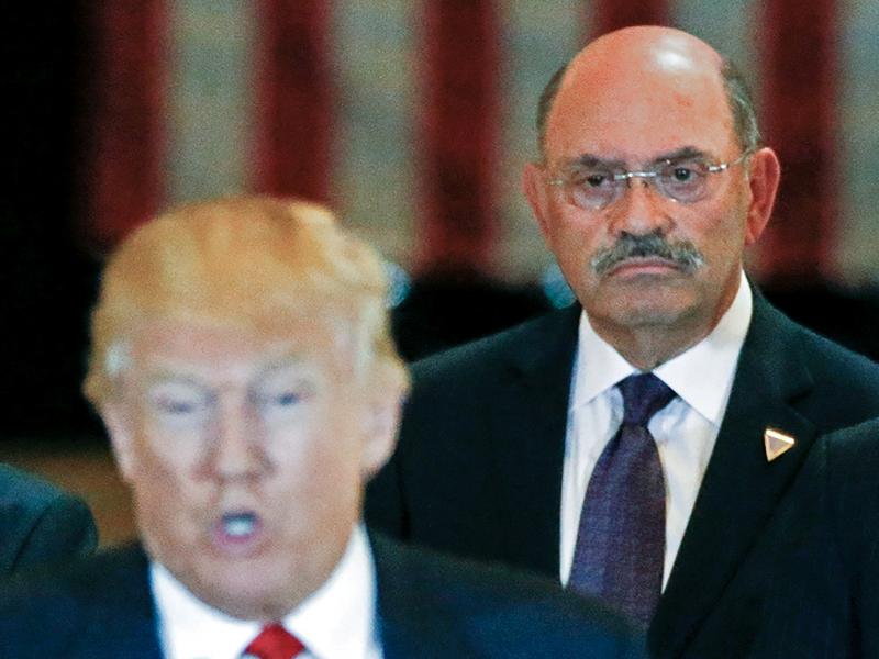 Allen Weisselberg, the Trump Organization's longtime chief financial officer, with then-U.S. Republican presidential candidate Donald Trump in 2016. Weisselberg and attorneys for the Trump Organization pleaded not guilty to charges Thursday. Allen Weisselberg, the Trump Organization's longtime chief financial officer, with then-U.S. Republican presidential candidate Donald Trump in 2016. Weisselberg and attorneys for the Trump Organization pleaded not guilty to charges Thursday.