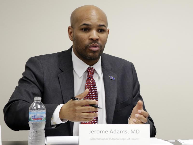 Indiana State Health Commissioner Dr. Jerome Adams is President Trump's nominee for U.S. Surgeon General. Indiana State Health Commissioner Dr. Jerome Adams is President Trump's nominee for U.S. Surgeon General.