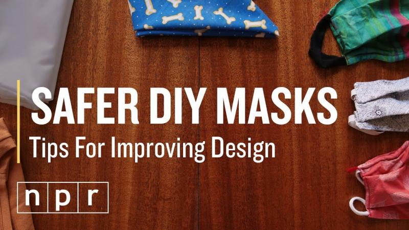 Screenshot of Safer DIY Masks Video Screenshot of Safer DIY Masks Video
