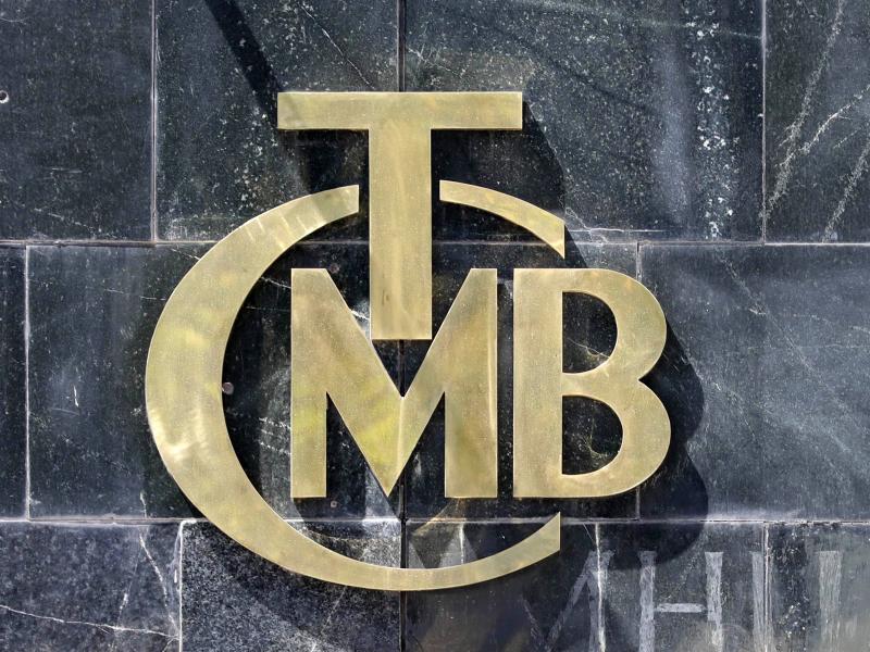 The logo of Turkey's Central Bank sits at the entrance of its headquarters in the capital, Ankara. The logo of Turkey's Central Bank sits at the entrance of its headquarters in the capital, Ankara.