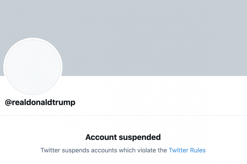 There is a major purge being conducted by Big Tech. Twitter bans President Trump permanently There is a major purge being conducted by Big Tech. Twitter bans President Trump permanently