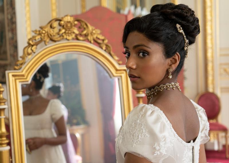 Charithra Chandran is cast as Edwina Sharma, who comes to England where her mom and half-sister in search of love and marriage. Charithra Chandran is cast as Edwina Sharma, who comes to England where her mom and half-sister in search of love and marriage.