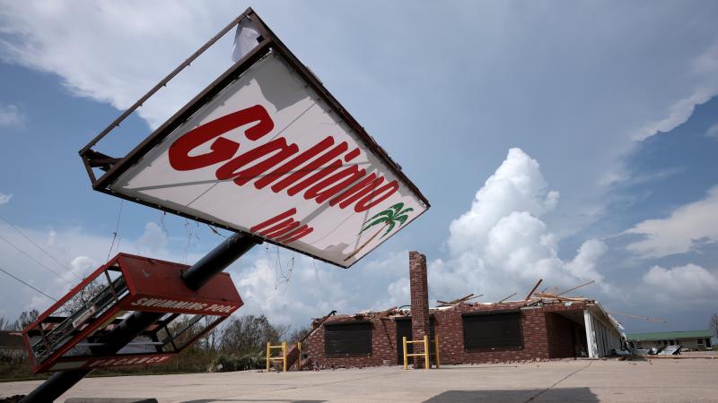 The city of Galliano, La. is still recovering after Hurricane Ida ripped through the southeastern part of the state on August 29. In addition to the destruction, more than 100,000 homes and businesses are still without power. The city of Galliano, La. is still recovering after Hurricane Ida ripped through the southeastern part of the state on August 29. In addition to the destruction, more than 100,000 homes and businesses are still without power.