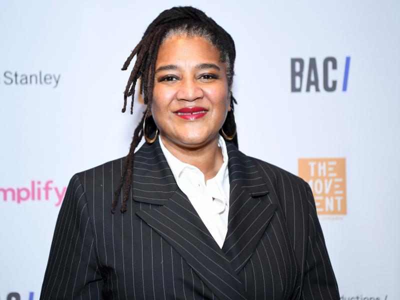 Lynn Nottage photographed at A Broadway Celebration at the Times Square EDITION, in December 2021. Lynn Nottage photographed at A Broadway Celebration at the Times Square EDITION, in December 2021.