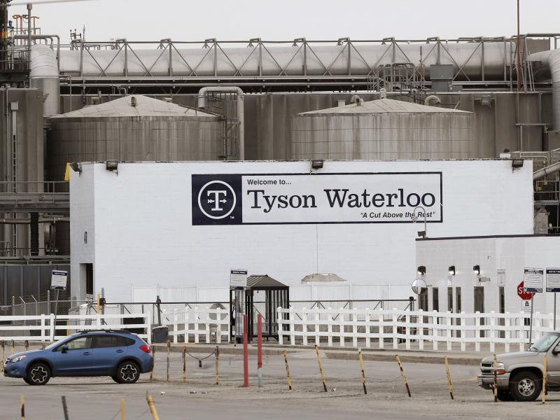 Tyson Foods has fired seven managers at its plant in Waterloo, Iowa, who were allegedly involved in a betting pool guessing how many workers there would get COVID-19. Tyson Foods has fired seven managers at its plant in Waterloo, Iowa, who were allegedly involved in a betting pool guessing how many workers there would get COVID-19.