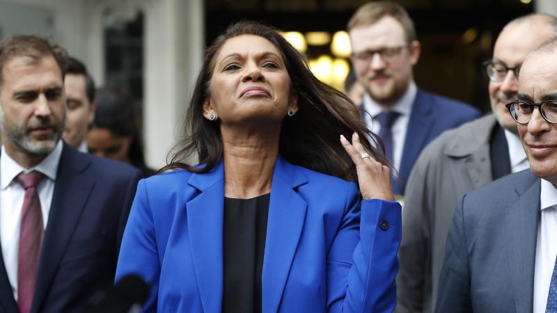 Anti-Brexit campaigner Gina Miller won her case against Prime Minister Boris Johnson, one of two actions that targeted his advice to the queen to prorogue Parliament. Miller is seen here outside the Supreme Court in London after the ruling was announced. Anti-Brexit campaigner Gina Miller won her case against Prime Minister Boris Johnson, one of two actions that targeted his advice to the queen to prorogue Parliament. Miller is seen here outside the Supreme Court in London after the ruling was announced.