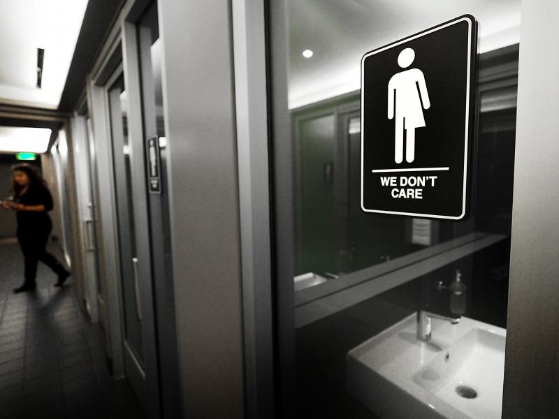 Gender-neutral signs are posted outside public restrooms at the 21c Museum Hotel in Durham, N.C. The Census Bureau says it is not planning to ask about gender identity or sexual orientation in the 2020 Census. Gender-neutral signs are posted outside public restrooms at the 21c Museum Hotel in Durham, N.C. The Census Bureau says it is not planning to ask about gender identity or sexual orientation in the 2020 Census.