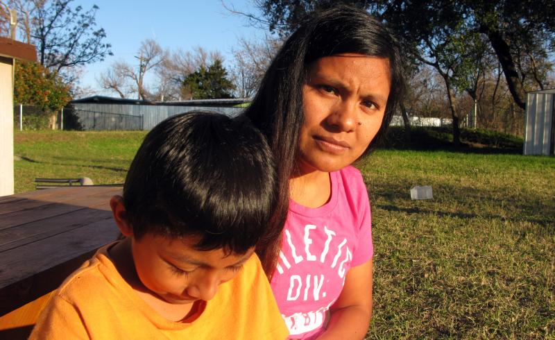 The government last year denied the asylum request of Hilda Ramirez and her son, Ivan. They recently were taken in by St. Andrew's Presbyterian Church in Austin, Texas. The government last year denied the asylum request of Hilda Ramirez and her son, Ivan. They recently were taken in by St. Andrew's Presbyterian Church in Austin, Texas.