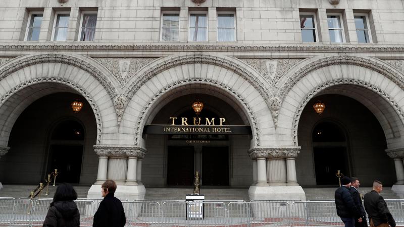 The recently opened Trump International Hotel on Pennsylvania Avenue in Washington, D.C., is one of many properties that would lose the Trump name if the president-elect followed the advice of the Office of Government Ethics and divested his business hold The recently opened Trump International Hotel on Pennsylvania Avenue in Washington, D.C., is one of many properties that would lose the Trump name if the president-elect followed the advice of the Office of Government Ethics and divested his business hold