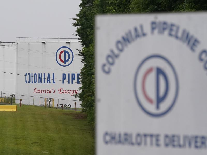 The entrance of Colonial Pipeline Company in Charlotte, N.C. The entrance of Colonial Pipeline Company in Charlotte, N.C.