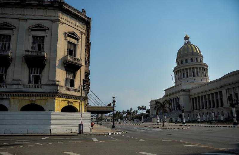An empty street near the Capitol in Havana in May. The Trump administration plans to designate Cuba as a state sponsor of terrorism five years after it was removed from that U.S. list. An empty street near the Capitol in Havana in May. The Trump administration plans to designate Cuba as a state sponsor of terrorism five years after it was removed from that U.S. list.