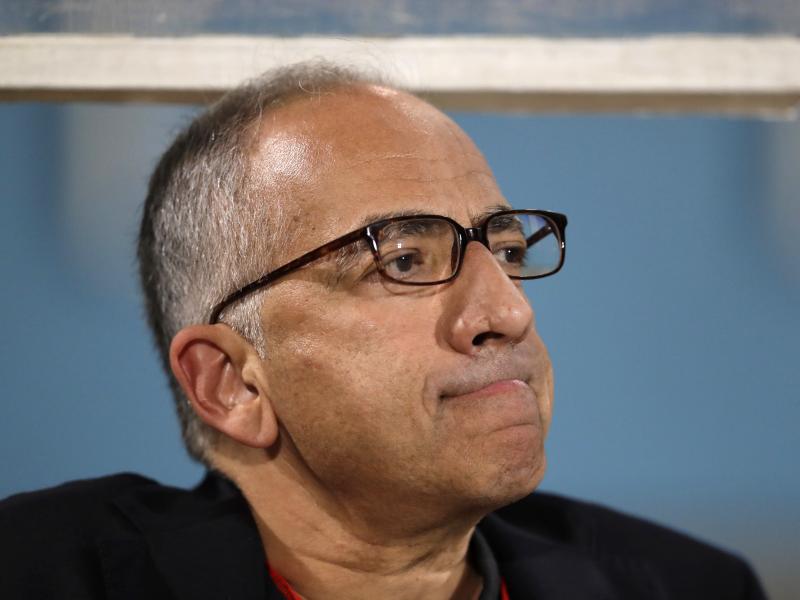 Carlos Cordeiro, vice president of U.S. soccer, watches warmups from the team bench ahead of the start of the U.S.'s final World Cup qualifying match against Trinidad and Tobago at Ato Boldon Stadium in Couva, Trinidad, in October. Carlos Cordeiro, vice president of U.S. soccer, watches warmups from the team bench ahead of the start of the U.S.'s final World Cup qualifying match against Trinidad and Tobago at Ato Boldon Stadium in Couva, Trinidad, in October.