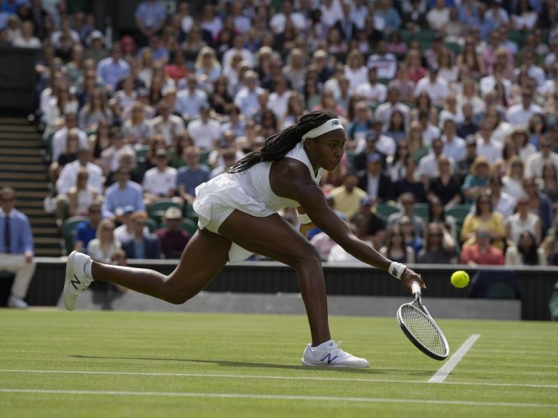 Coco Gauff, shown here at Wimbledon earlier this month, will not be compete at the Tokyo Olympics due to a positive coronavirus test. Coco Gauff, shown here at Wimbledon earlier this month, will not be compete at the Tokyo Olympics due to a positive coronavirus test.