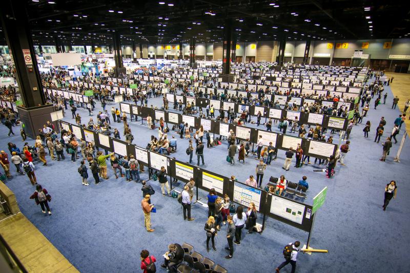 At Chicago's McCormick Place, neuroscientists from around the world presented their work to colleagues. But some researchers were denied entry because of the Trump administration's travel ban. At Chicago's McCormick Place, neuroscientists from around the world presented their work to colleagues. But some researchers were denied entry because of the Trump administration's travel ban.