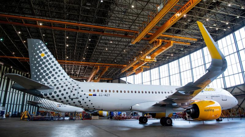 A new Airbus A320neo aircraft is presented by the Spanish airline Vueling at Barcelona's airport on Sept. 27, 2018. The Trump administration is preparing to slap tariffs on imports from Europe, citing subsidies of Airbus jets. A new Airbus A320neo aircraft is presented by the Spanish airline Vueling at Barcelona's airport on Sept. 27, 2018. The Trump administration is preparing to slap tariffs on imports from Europe, citing subsidies of Airbus jets.