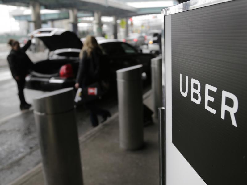 Uber says it will once more provide users the option to give the application location data only sometimes. Above, a sign marks an Uber pickup point at LaGuardia Airport in New York in March. Uber says it will once more provide users the option to give the application location data only sometimes. Above, a sign marks an Uber pickup point at LaGuardia Airport in New York in March.