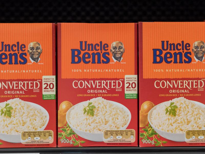Boxes of Uncle Ben Converted Rice on a store shelf. Mars, Incorporated announced on Wednesday that it is changing the name of the brand to Ben's Original. Boxes of Uncle Ben Converted Rice on a store shelf. Mars, Incorporated announced on Wednesday that it is changing the name of the brand to Ben's Original.