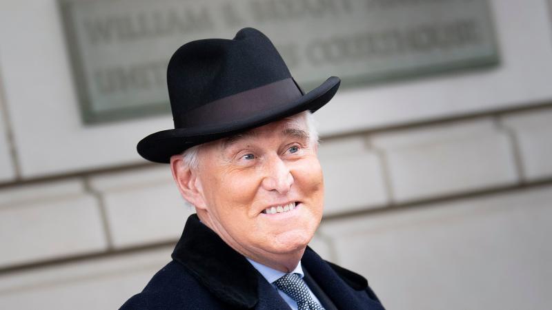 Roger Stone, seen here leaving a federal courthouse earlier this year in Washington, D.C., will not have to serve his three-year prison sentence for lying to Congress, witness tampering and obstruction of justice. Roger Stone, seen here leaving a federal courthouse earlier this year in Washington, D.C., will not have to serve his three-year prison sentence for lying to Congress, witness tampering and obstruction of justice.