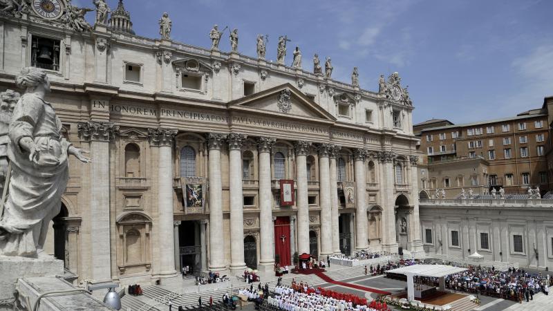 A view of St. Peter's Square during a Pentecost Mass celebrated by Pope Francis Sunday. A day later, the Vatican issued a document denying gender identity is a choice. A view of St. Peter's Square during a Pentecost Mass celebrated by Pope Francis Sunday. A day later, the Vatican issued a document denying gender identity is a choice.