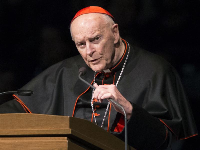 A new Vatican report details the church's handling of abuse allegations against former Cardinal Theodore McCarrick, shown here in 2015. A new Vatican report details the church's handling of abuse allegations against former Cardinal Theodore McCarrick, shown here in 2015.