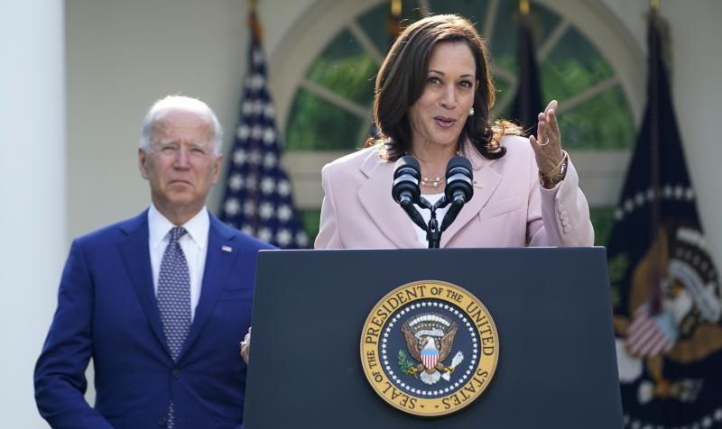 Vice President Harris, seen here in the White House Rose Garden earlier this month, will visit Singapore and Vietnam, her second foreign trip while in office. Vice President Harris, seen here in the White House Rose Garden earlier this month, will visit Singapore and Vietnam, her second foreign trip while in office.