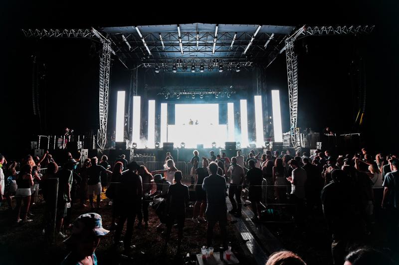 Authorities in New York are investigating after video emerged showing an sizable audience dancing close together at charity concert on Saturday in Southampton, N.Y.. Authorities in New York are investigating after video emerged showing an sizable audience dancing close together at charity concert on Saturday in Southampton, N.Y..