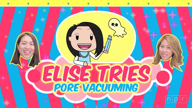 Elise Tries pore vacuuming in South Korea. Elise Tries pore vacuuming in South Korea.