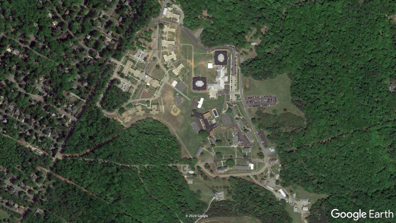 A satellite view of the Bon Air facility near Richmond, Va. A satellite view of the Bon Air facility near Richmond, Va.