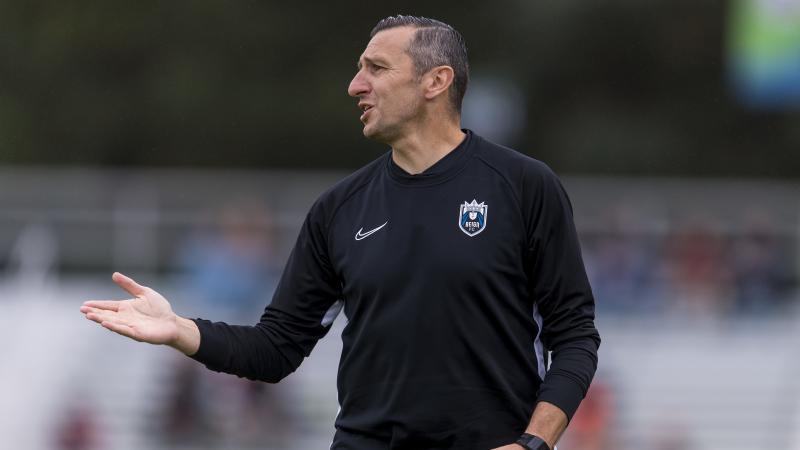 Vlatko Andonovski will replace Jill Ellis as the U.S. national women's soccer team coach. He's seen here coaching Reign FC of the National Women's Soccer League earlier this month, Vlatko Andonovski will replace Jill Ellis as the U.S. national women's soccer team coach. He's seen here coaching Reign FC of the National Women's Soccer League earlier this month,