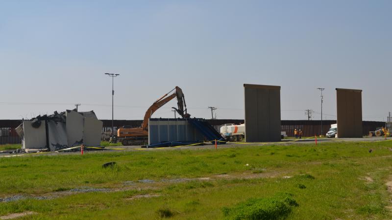 In 2017 the Trump Administration put up eight border wall prototypes to demonstrate the "next generation" of border barriers. On Wednesday, all but one were demolished. In 2017 the Trump Administration put up eight border wall prototypes to demonstrate the "next generation" of border barriers. On Wednesday, all but one were demolished.
