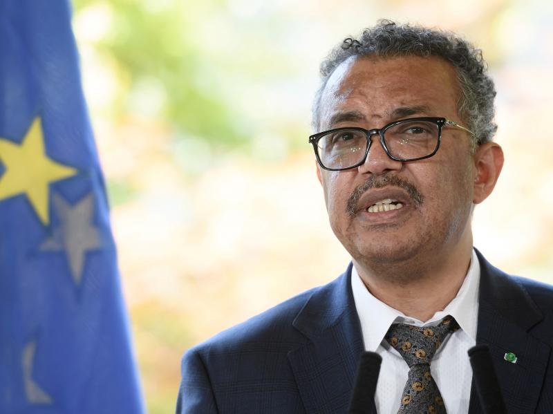 World Health Organization Director-General Tedros Adhanom Ghebreyesus speaks during a news conference earlier this week in Geneva. World Health Organization Director-General Tedros Adhanom Ghebreyesus speaks during a news conference earlier this week in Geneva.