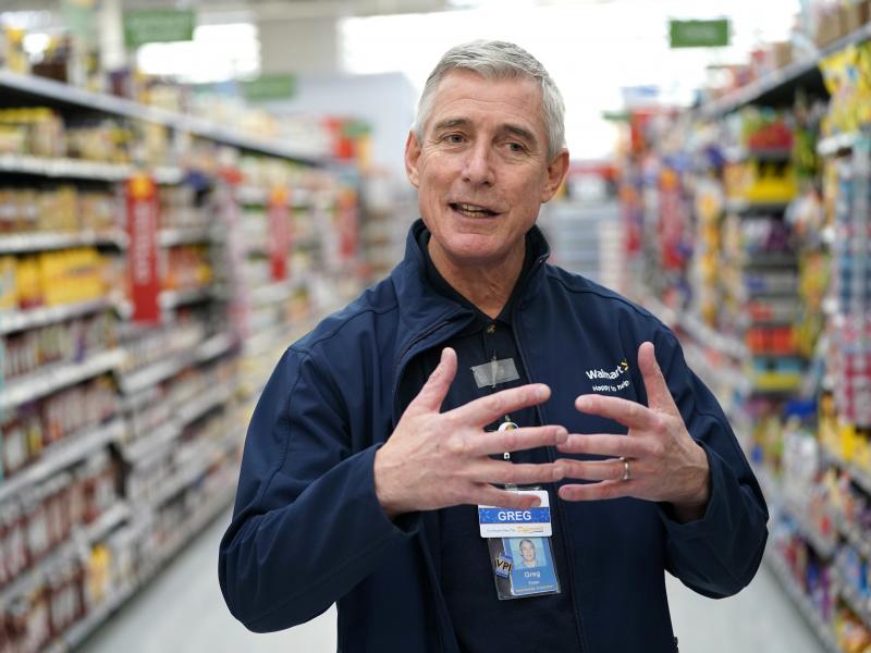 In a memo to store managers, Walmart U.S. CEO Greg Foran said the company is looking for other roles for greeters with disabilities who are due to lose their jobs. In a memo to store managers, Walmart U.S. CEO Greg Foran said the company is looking for other roles for greeters with disabilities who are due to lose their jobs.