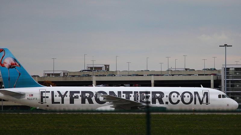 A Frontier Airlines plane at Cleveland Hopkins International Airport in 2014. On Tuesday, passengers were delayed in Tampa after six passengers on a Frontier flight out of Cleveland became sick. A Frontier Airlines plane at Cleveland Hopkins International Airport in 2014. On Tuesday, passengers were delayed in Tampa after six passengers on a Frontier flight out of Cleveland became sick.