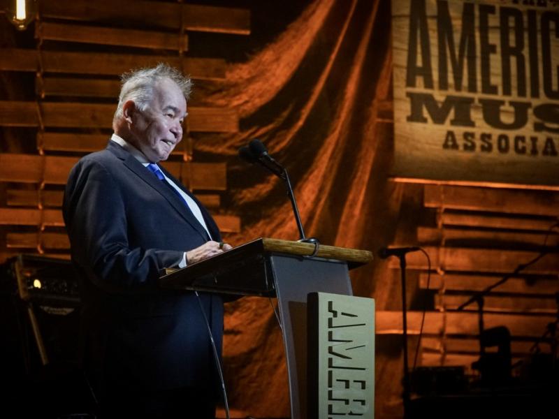 Artist of the Year award winner John Prine at the 2017 Americana Music Association Honors and Awards Ceremony. Artist of the Year award winner John Prine at the 2017 Americana Music Association Honors and Awards Ceremony.