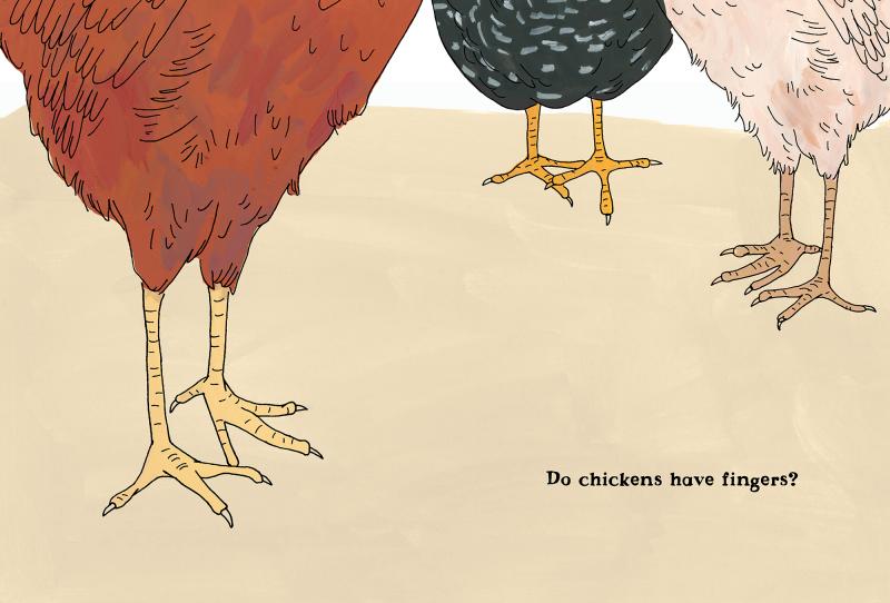 Do chickens have fingers? Do chickens have fingers?