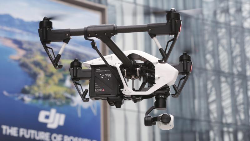 A DJI Technology drone flies during a demonstration in Shenzhen, China, in 2014. DJI sells the majority of Chinese-made drones bought in the United States. A DJI Technology drone flies during a demonstration in Shenzhen, China, in 2014. DJI sells the majority of Chinese-made drones bought in the United States.