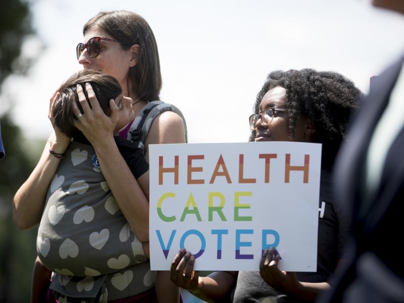 Families affected by preexisting medical conditions attend a Capitol Hill news conference in 2018 in support of the Affordable Care Act. Prior to the ACA, insurers could refuse to cover people who had even mild preexisting conditions — or charge them mu Families affected by preexisting medical conditions attend a Capitol Hill news conference in 2018 in support of the Affordable Care Act. Prior to the ACA, insurers could refuse to cover people who had even mild preexisting conditions — or charge them mu