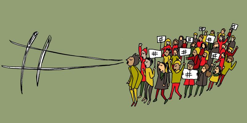 Hashtag activists. Hashtag activists.