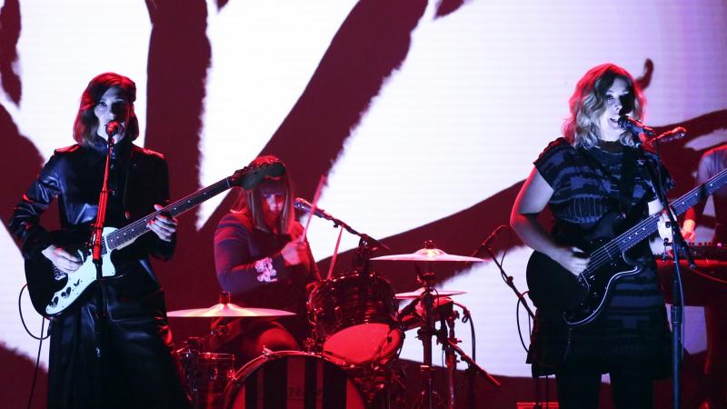 Sleater-Kinney performs on The Tonight Show Starring Jimmy Fallon on June 19, 2019. On July 1, drummer Janet Weiss announced her departure from the band after more than 20 years. Sleater-Kinney performs on The Tonight Show Starring Jimmy Fallon on June 19, 2019. On July 1, drummer Janet Weiss announced her departure from the band after more than 20 years.