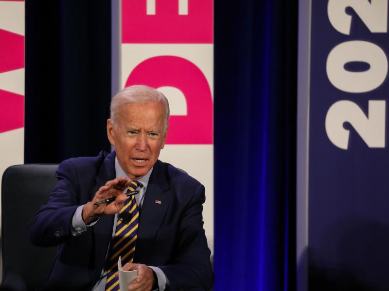 Joe Biden addresses a Planned Parenthood Action Fund candidate forum in June 2019 in Columbia, S.C. Joe Biden addresses a Planned Parenthood Action Fund candidate forum in June 2019 in Columbia, S.C.