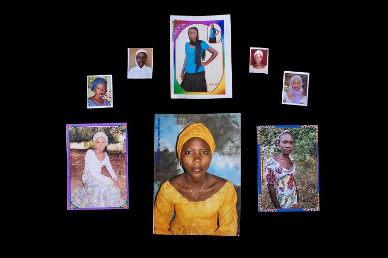 An image from the book Bring Back Our Girls. The families of these missing girls sent photos of them to photographer Glenna Gordon. An image from the book Bring Back Our Girls. The families of these missing girls sent photos of them to photographer Glenna Gordon.