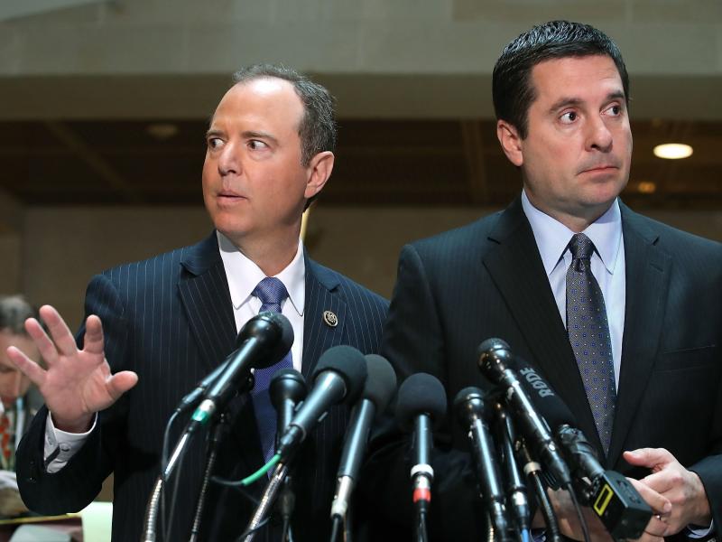 Democrats, led by House intelligence committee ranking member Adam Schiff (left), have been dueling with Republicans, led by House intelligence committee chairman Devin Nunes (right), for months over the FISA document. Democrats, led by House intelligence committee ranking member Adam Schiff (left), have been dueling with Republicans, led by House intelligence committee chairman Devin Nunes (right), for months over the FISA document.