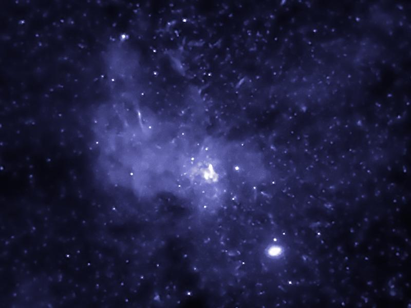 A bounty of black holes surround the Sagittarius A supermassive black hole which lies at the center of our Milky Way Galaxy. A bounty of black holes surround the Sagittarius A supermassive black hole which lies at the center of our Milky Way Galaxy.