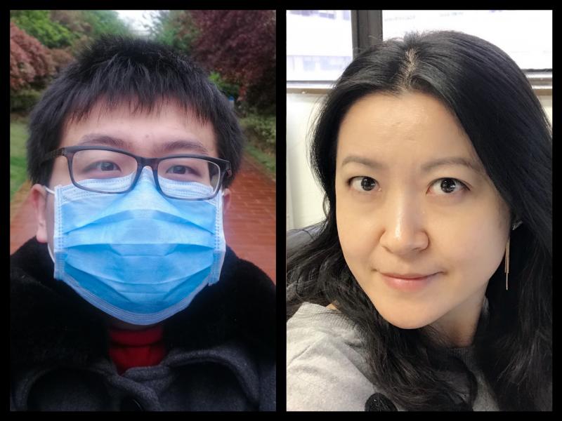 Left: Xi Lu had traveled to Wuhan in January to spend the Lunar New Year with his parents, having not been with his them for the holiday in over seven years. Lin Yang, an epidemiologist at Hong Kong Polytechnic University also traveled to Wuhan to visit h Left: Xi Lu had traveled to Wuhan in January to spend the Lunar New Year with his parents, having not been with his them for the holiday in over seven years. Lin Yang, an epidemiologist at Hong Kong Polytechnic University also traveled to Wuhan to visit h
