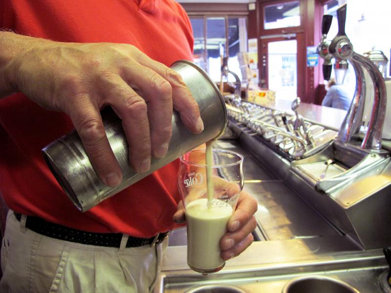 The coffee cabinet is a Rhode Island staple. It's an ice cream beverage dating back to the World War II era. The ingredient list is pretty simple: It's just coffee syrup, ice cream and milk. The coffee cabinet is a Rhode Island staple. It's an ice cream beverage dating back to the World War II era. The ingredient list is pretty simple: It's just coffee syrup, ice cream and milk.