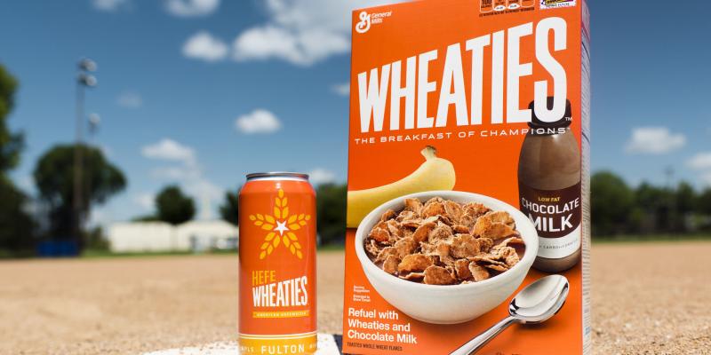 HefeWheaties is a new beer from Fulton, which collaborated on the brew with another Minneapolis company, General Mills. HefeWheaties is a new beer from Fulton, which collaborated on the brew with another Minneapolis company, General Mills.